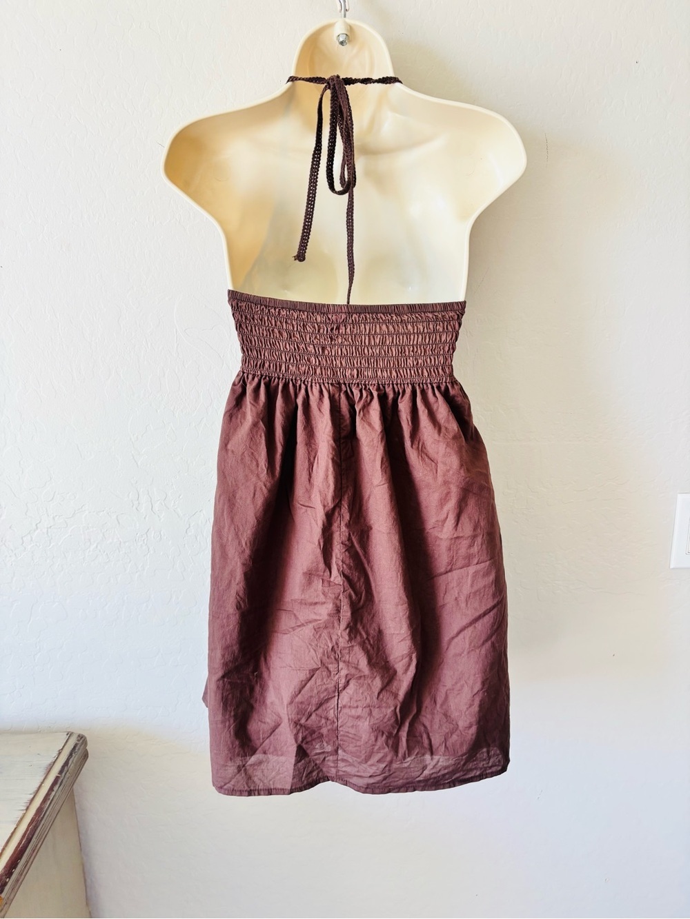 wild fable Brown Crochet-Top Mini Dress - Picture 7 of 10